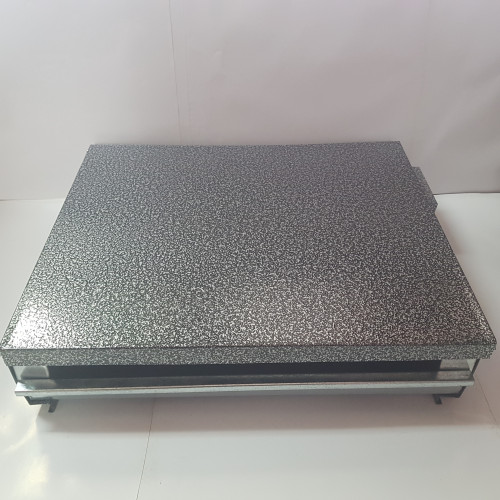 Електрическа скара  Аида 2 2400W, с капак, неръждаеми тръби